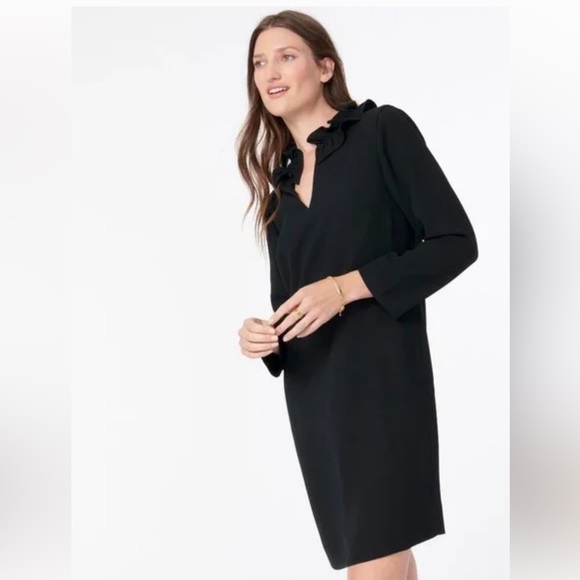 NWT J.Crew Ruffleneck shift dress Size 6 - Picture 6 of 9